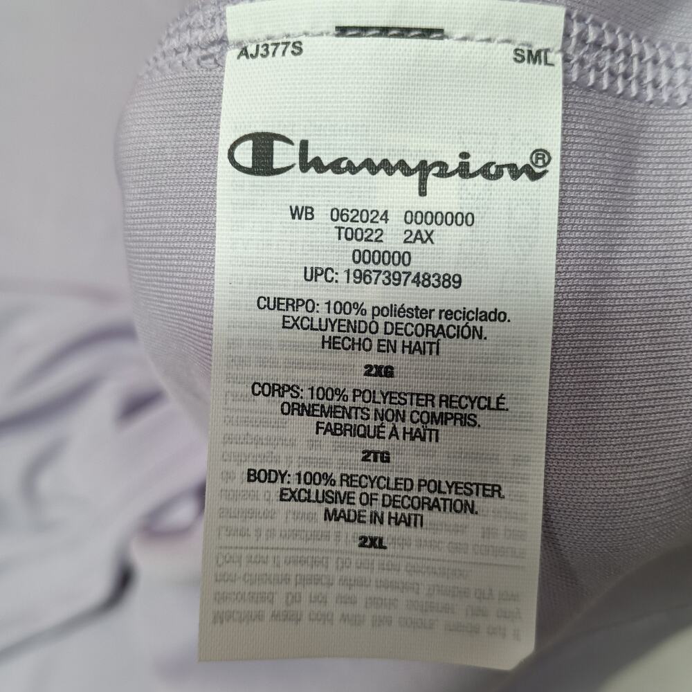 Champion Men's Double Dry‎ Anti-Odor T-Shirt Size 2XL Purple - Picture 7 of 8